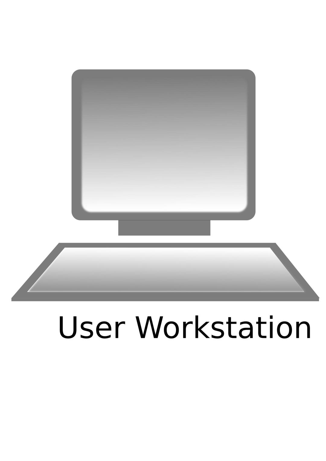 User Workstation png transparent