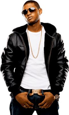 Usher Leather Jacket png transparent