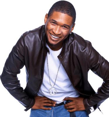 Usher Smiling png transparent