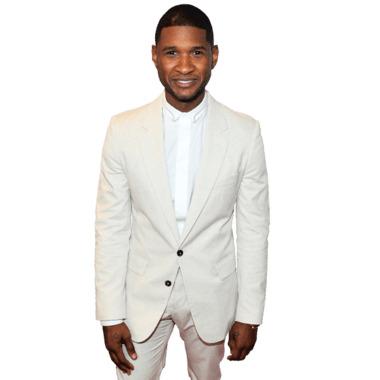Usher White Suit png transparent