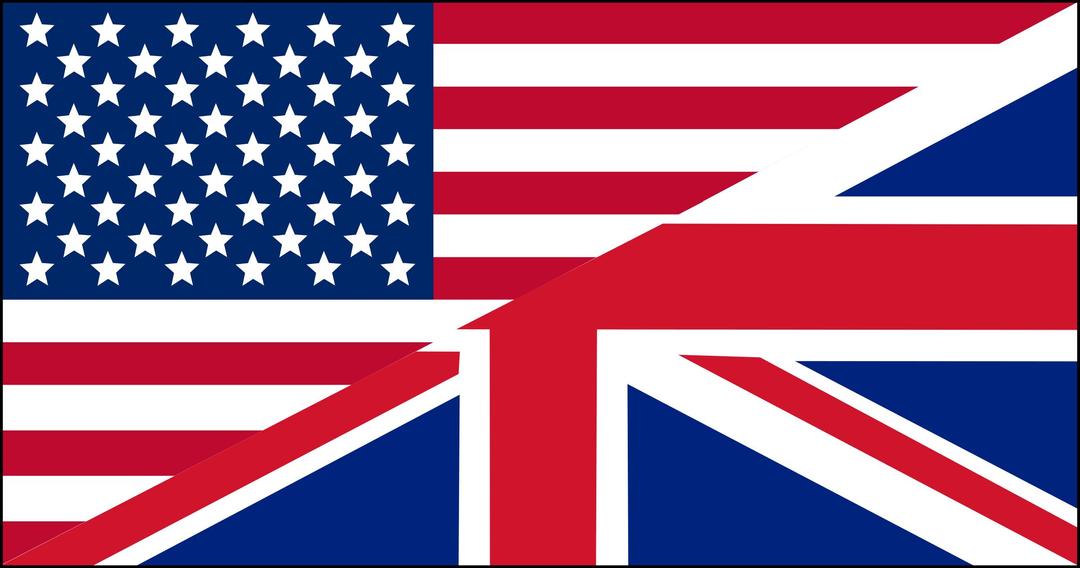 US/UK flag png transparent