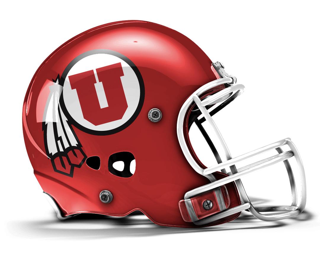 Utah Utes Helmet png transparent