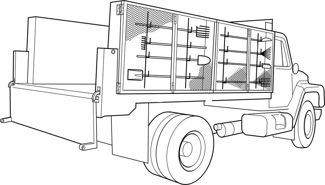 Utility Truck png transparent