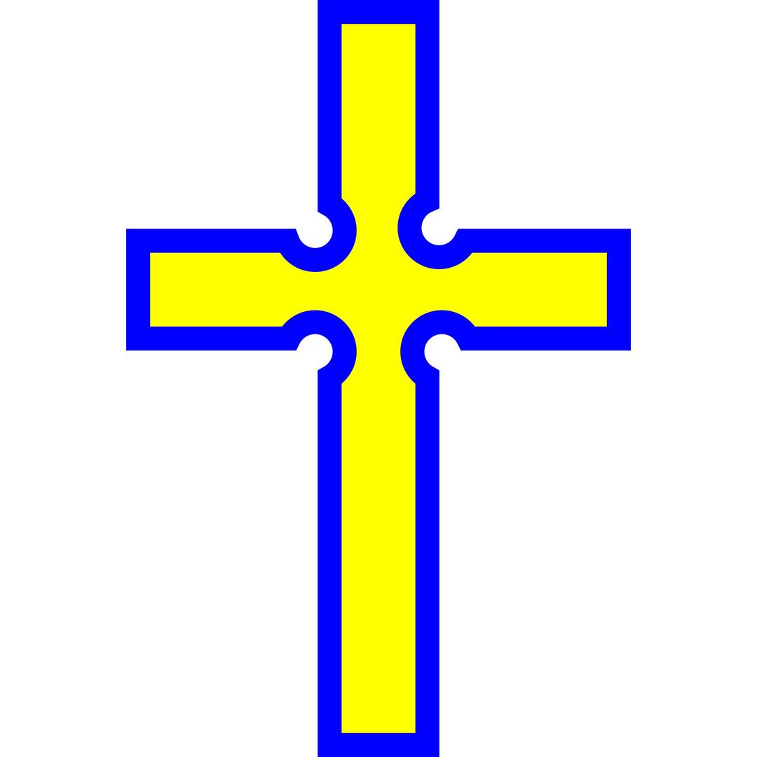 VA-007 Episcopal Cross png transparent