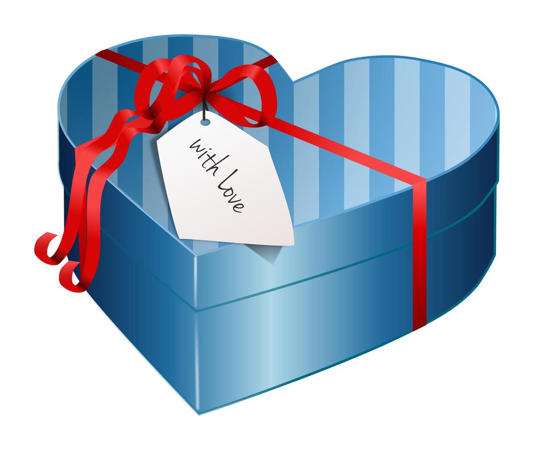 Valentines Day - Gift Box 2 png transparent