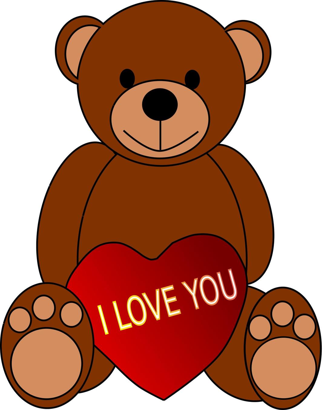Valentine's Day Teddy Bear png transparent
