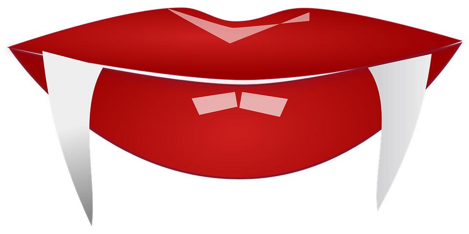 Vampire Mouth Close Up png transparent