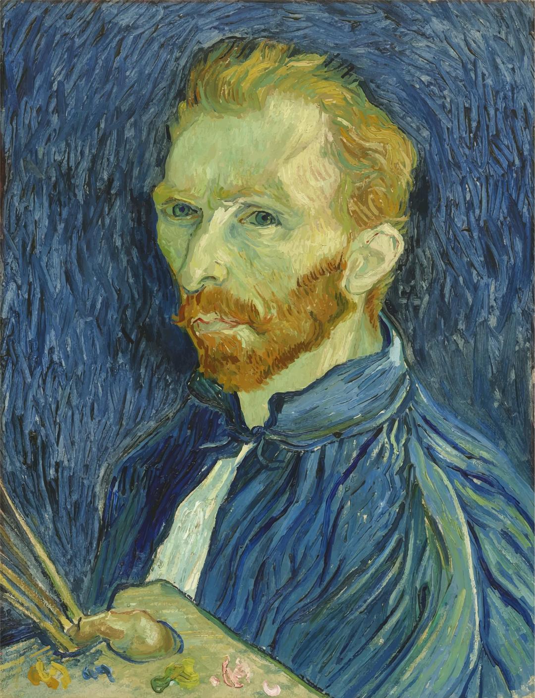 Van Gogh Self Portrait png transparent