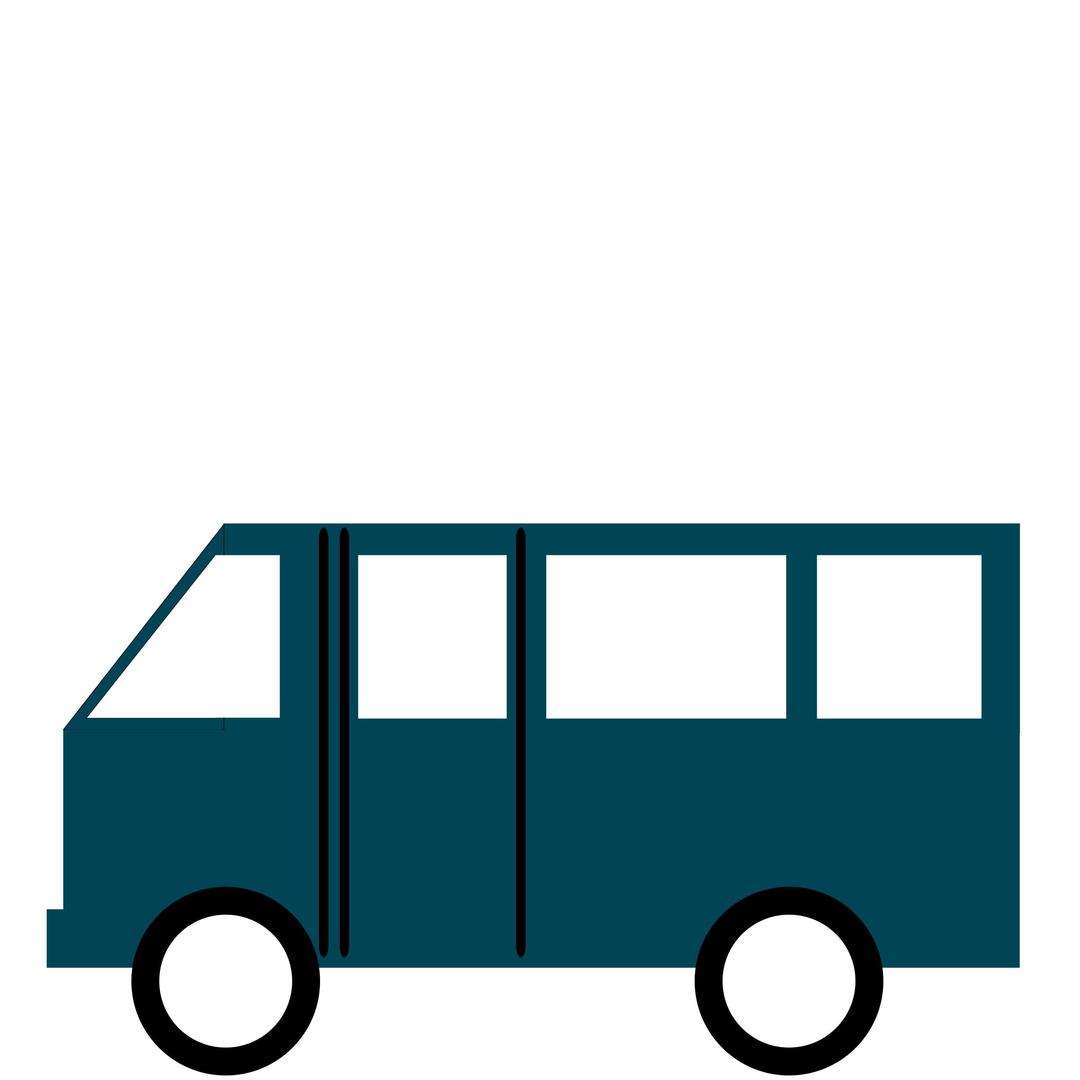 Van- Minibus- Coach- Minivan with space to write. png transparent