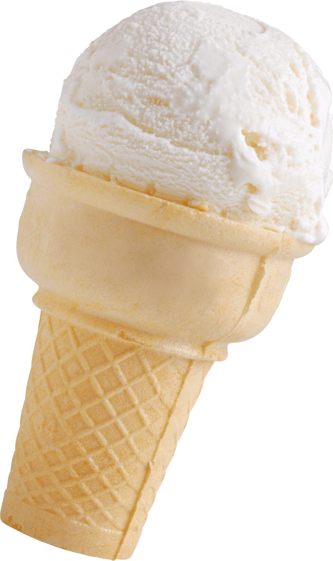 Vanilla Small Horn Ice Cream png transparent