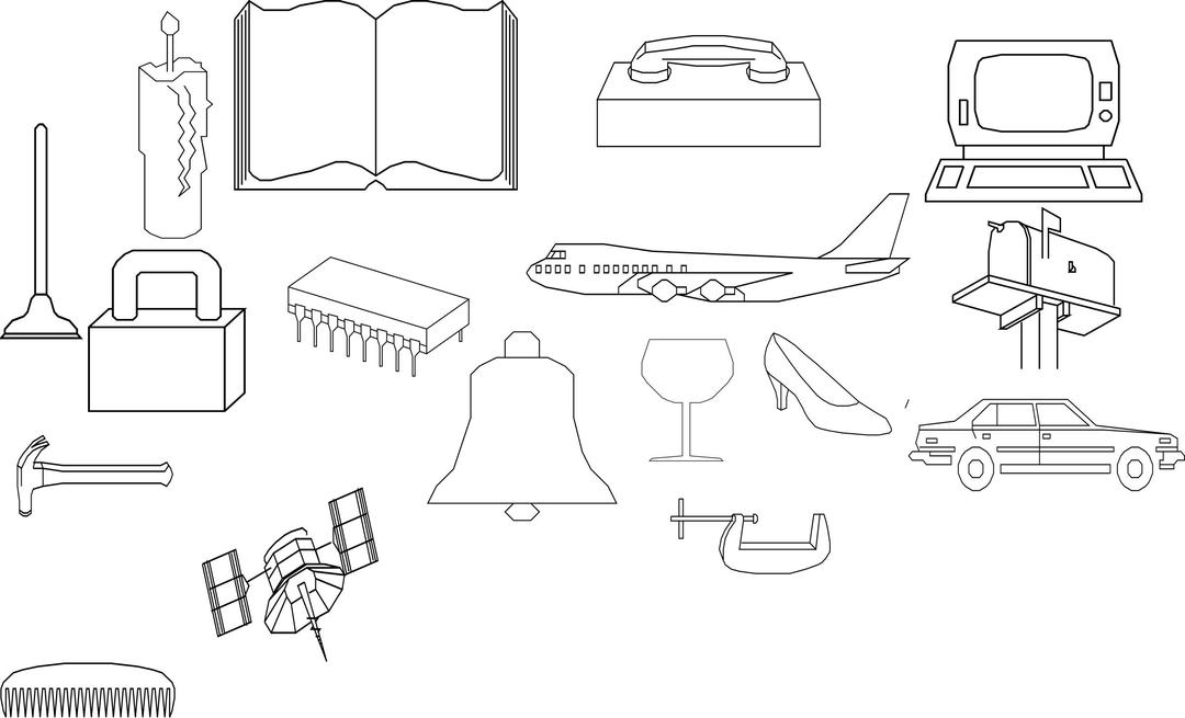 various objects png transparent