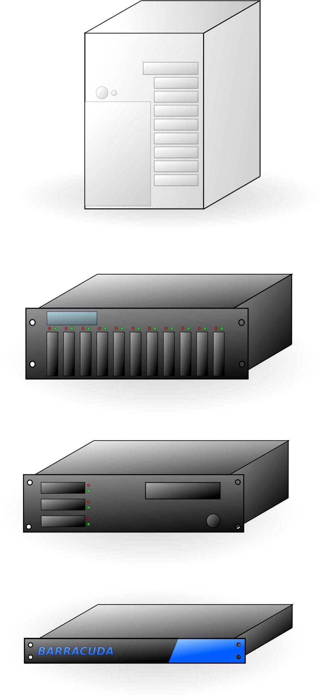 various servers png transparent