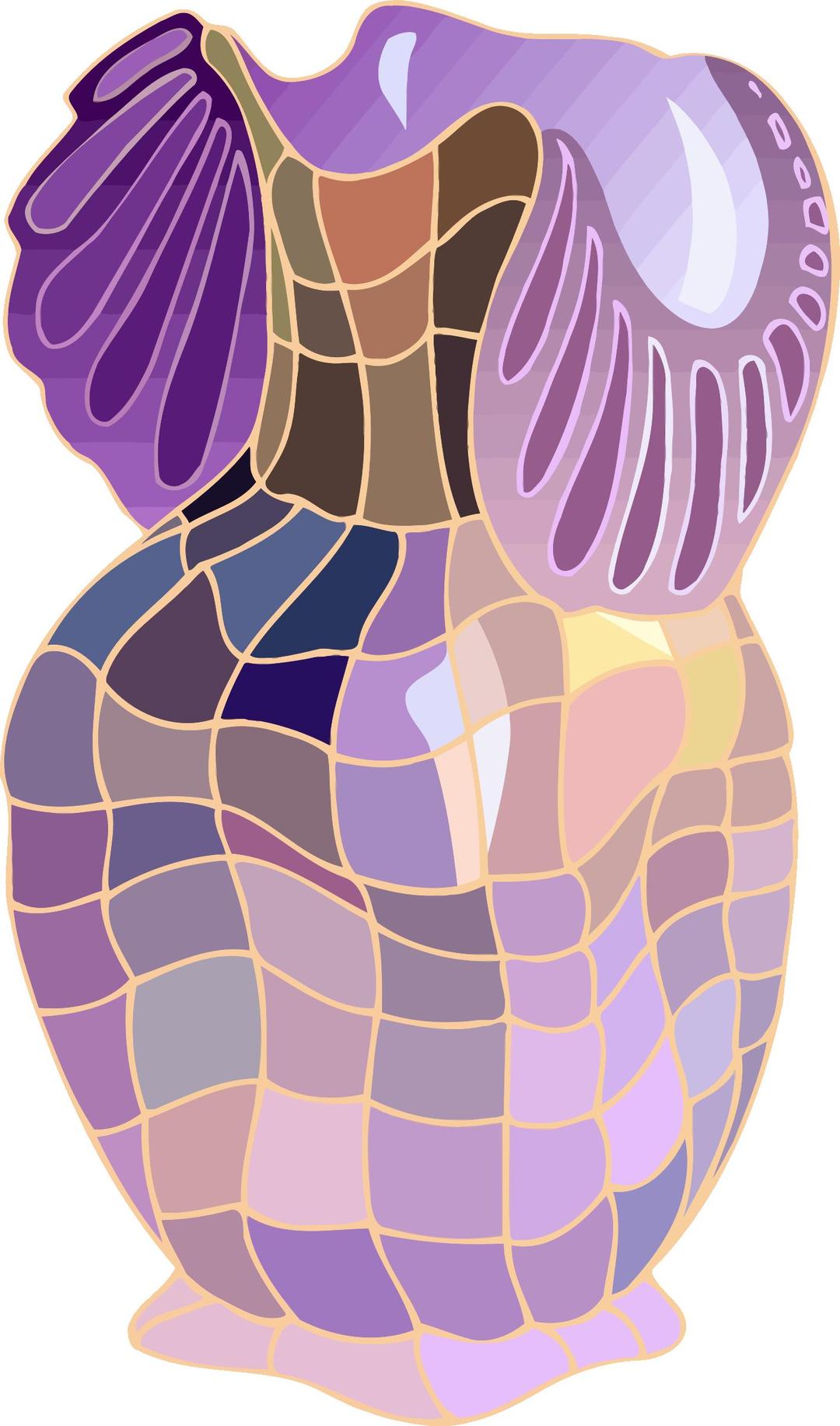 Purple vase png transparent