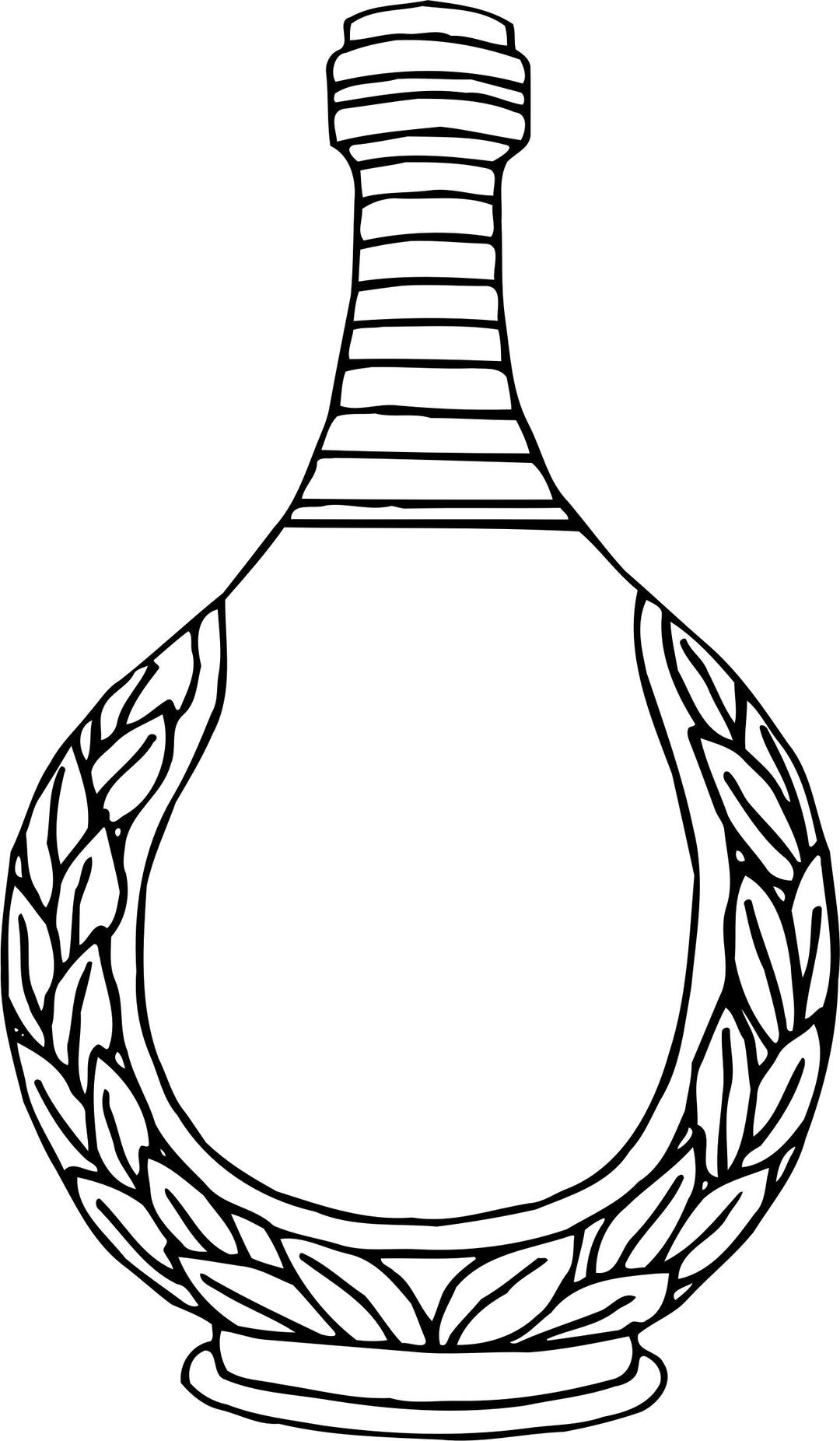 Vase 54 line drawing png transparent
