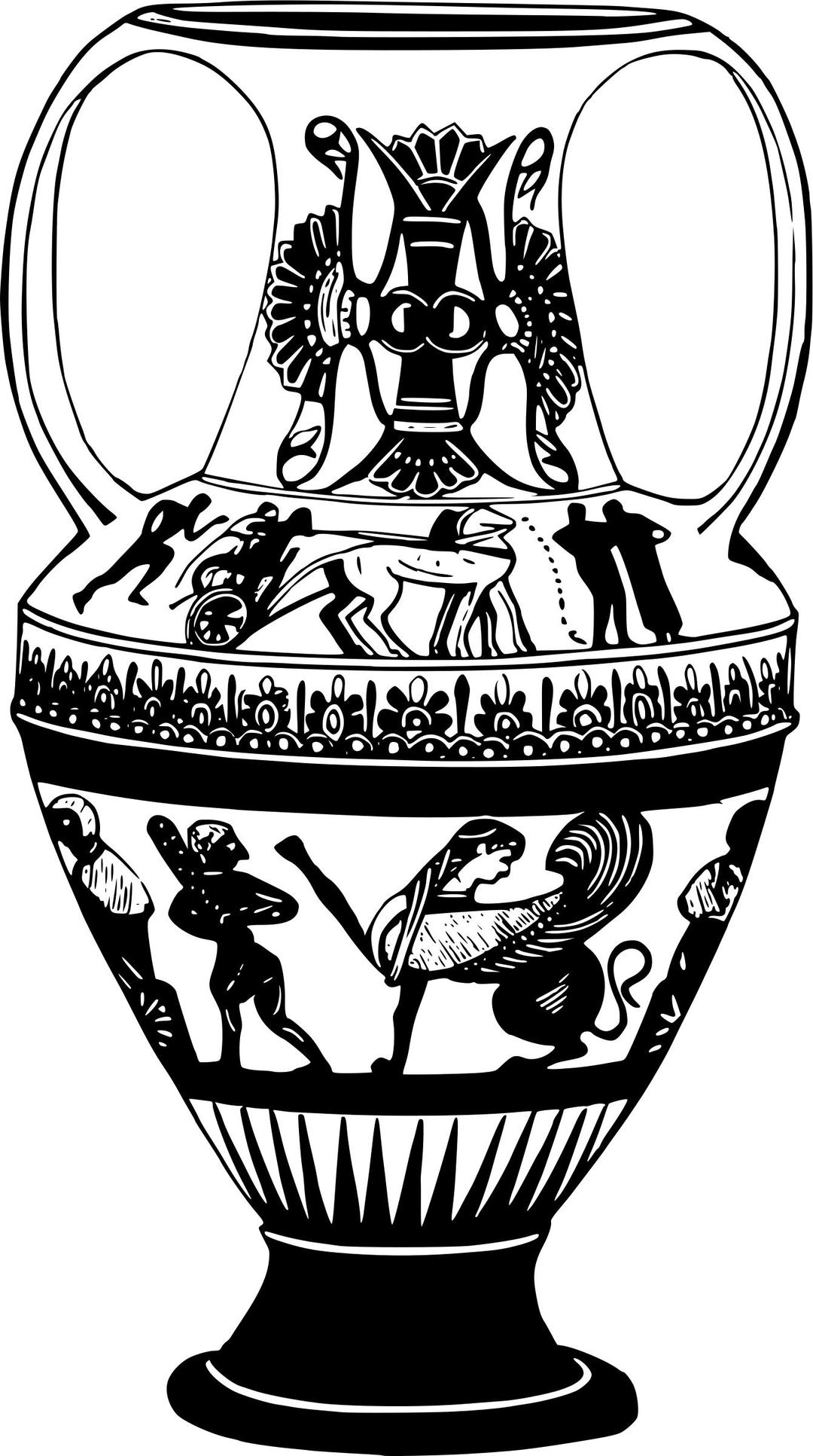 Vase by Nikosthenes png transparent