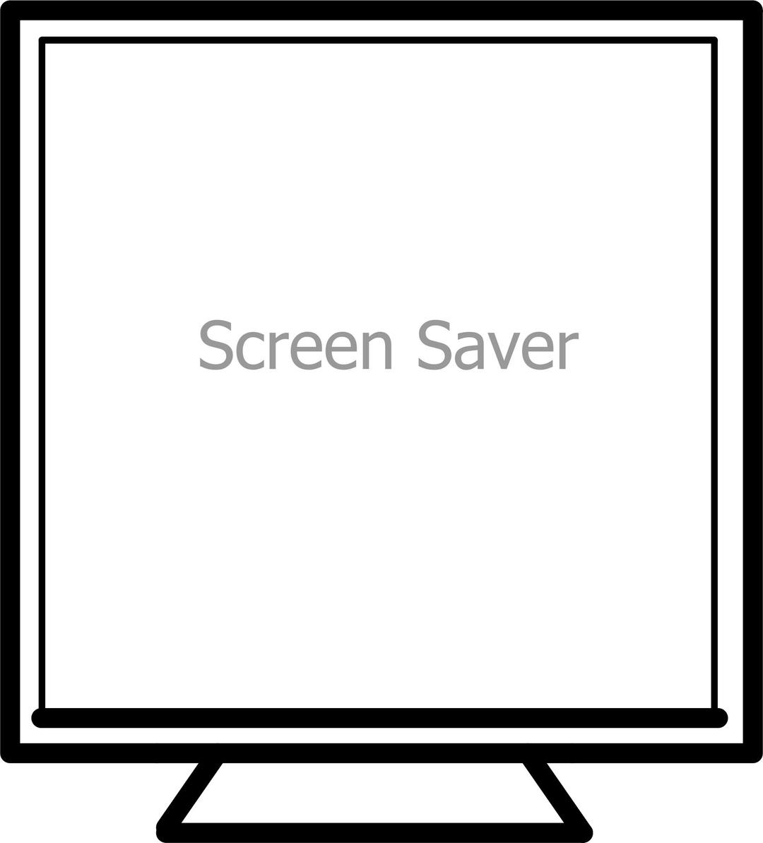 VDU (Visual Display Unit) png transparent