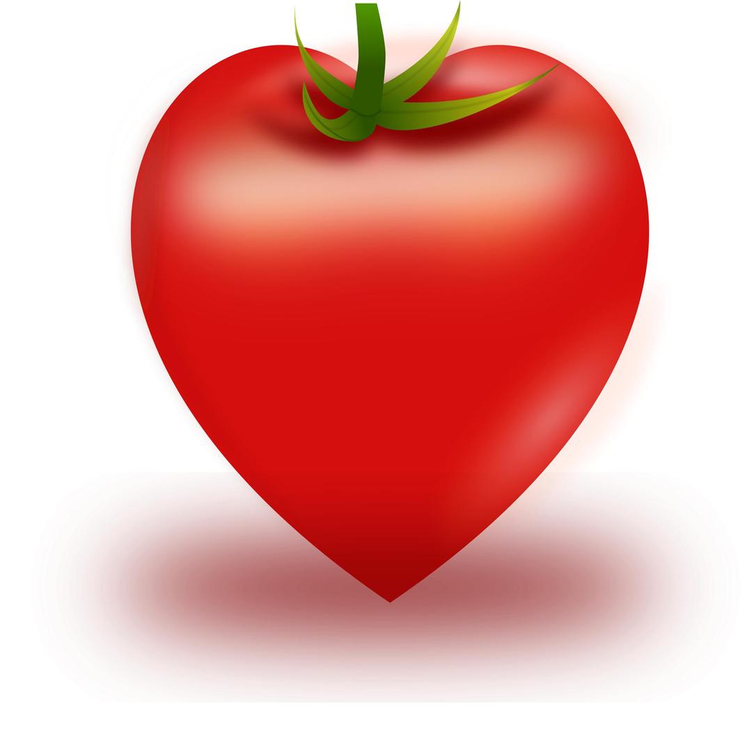 Vector Heart Tomato png transparent