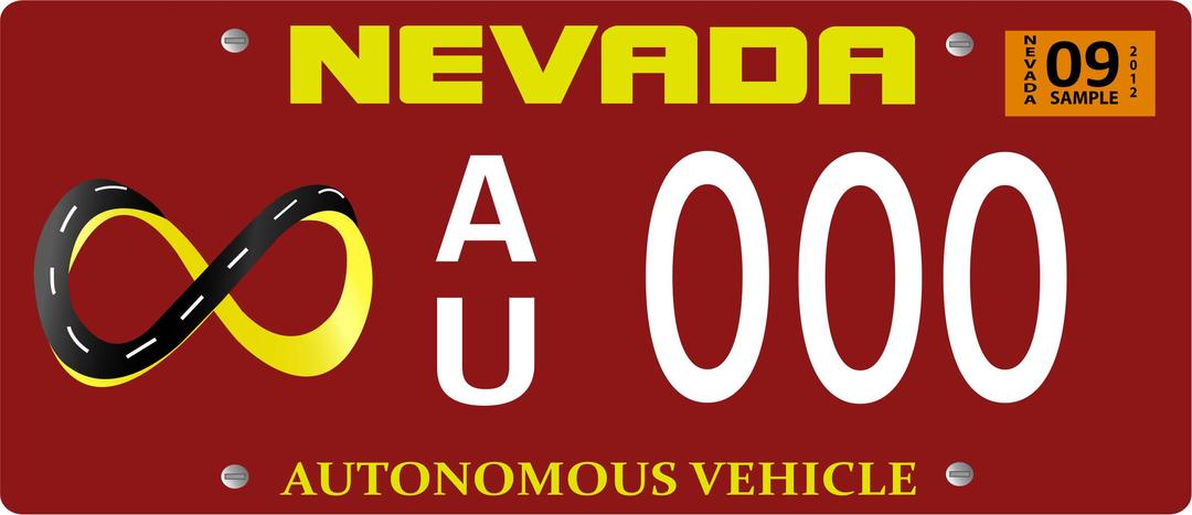 Vehicle Registration Plate With Screws png transparent