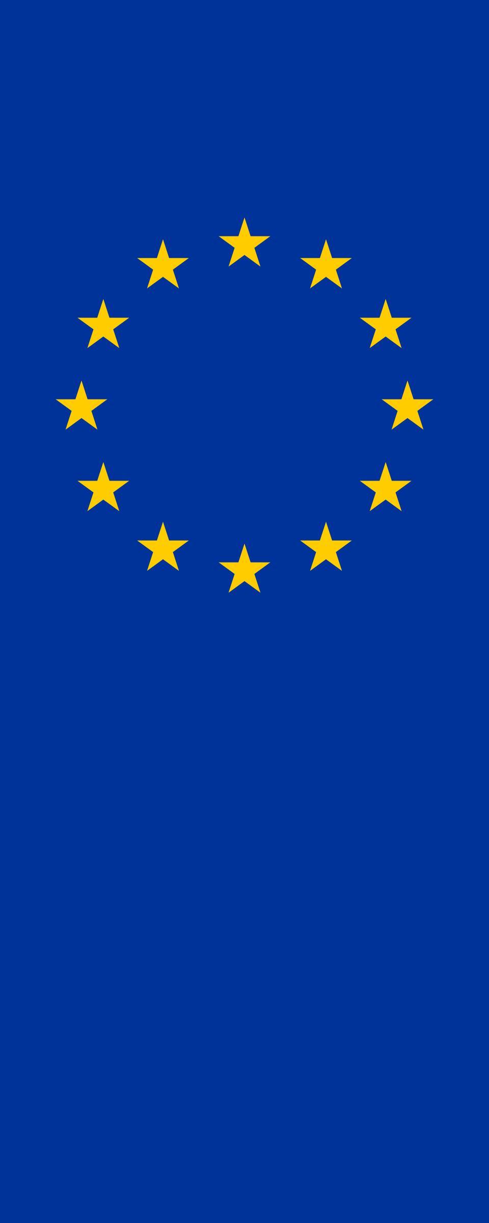 Vertical Flag of Europe png transparent