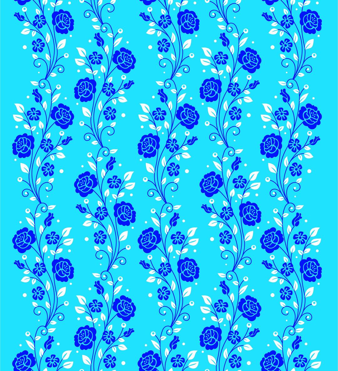 Vertical Floral Pattern png transparent