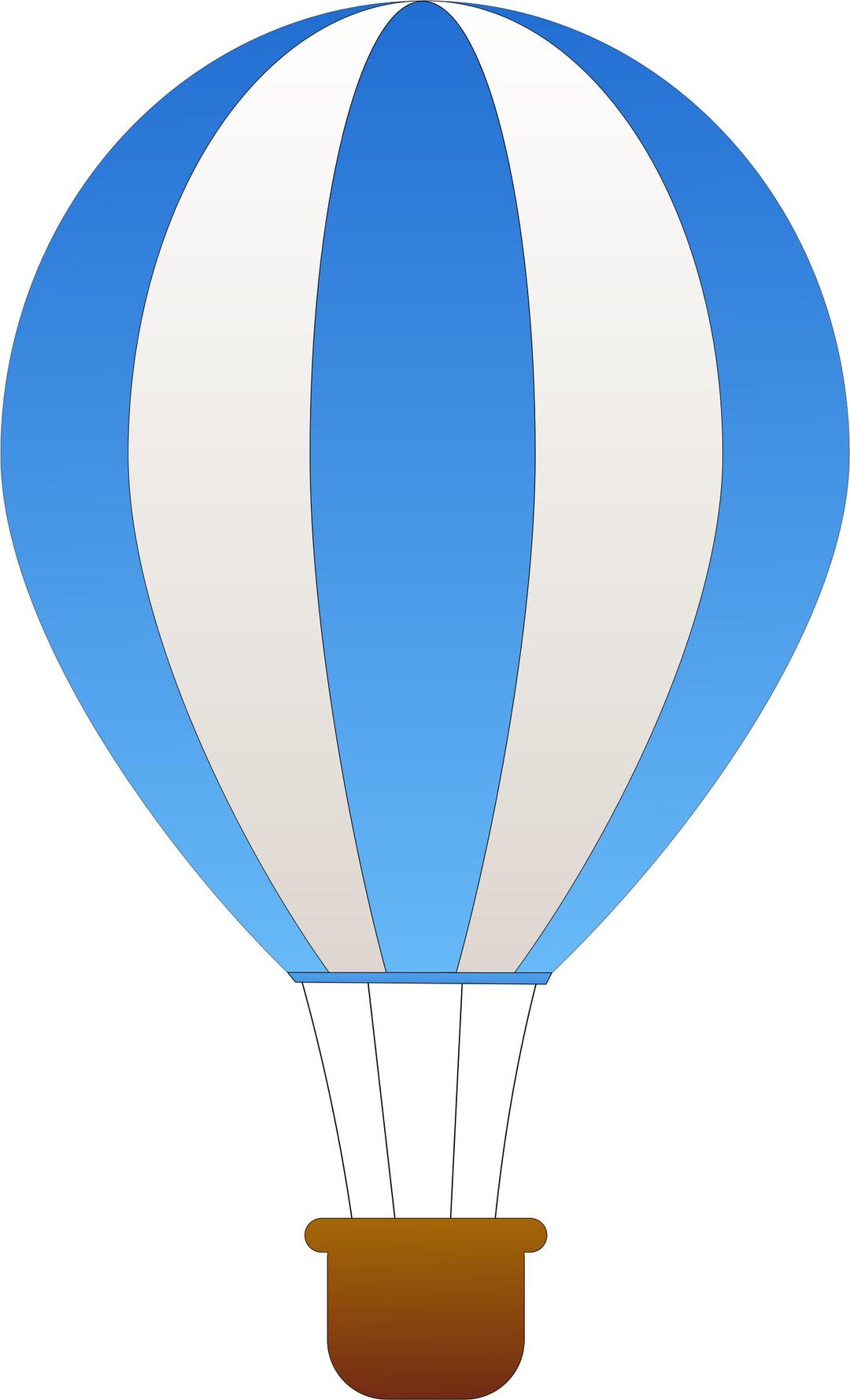 Vertical Striped Hot Air Balloons png transparent