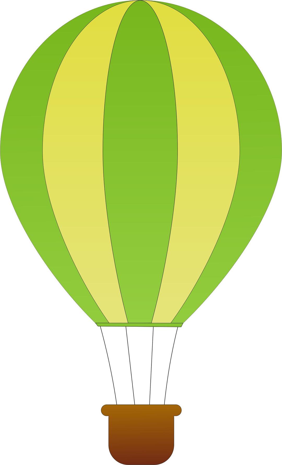 Vertical Striped Hot Air Balloons 1 png transparent