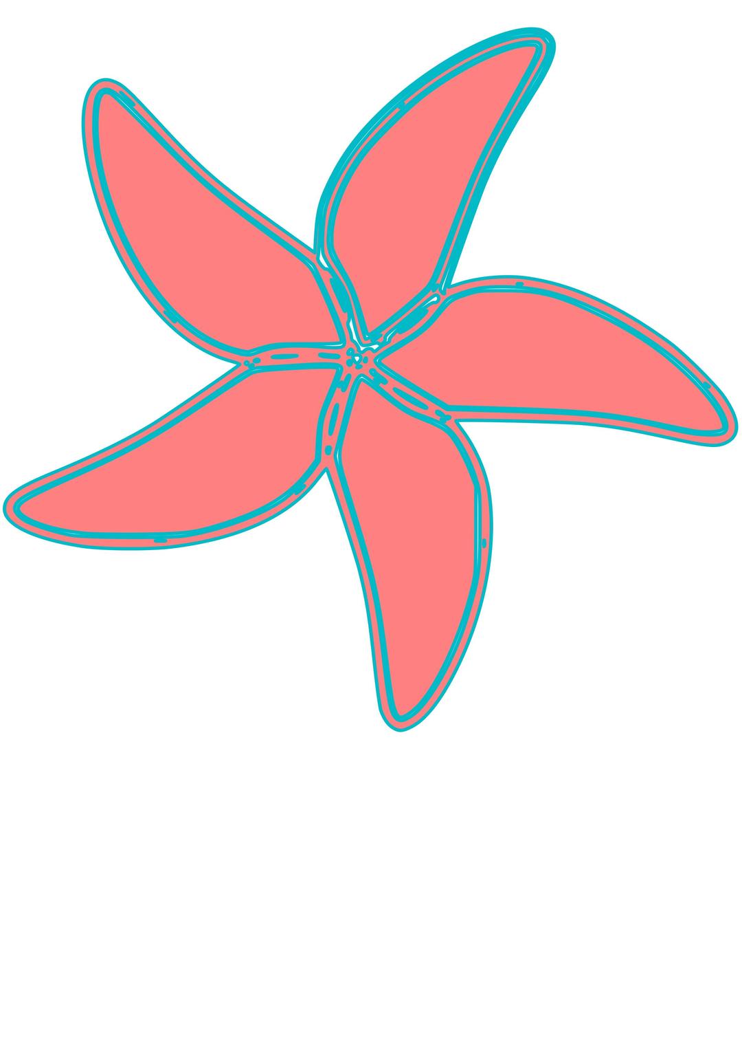 very simple starfish png transparent