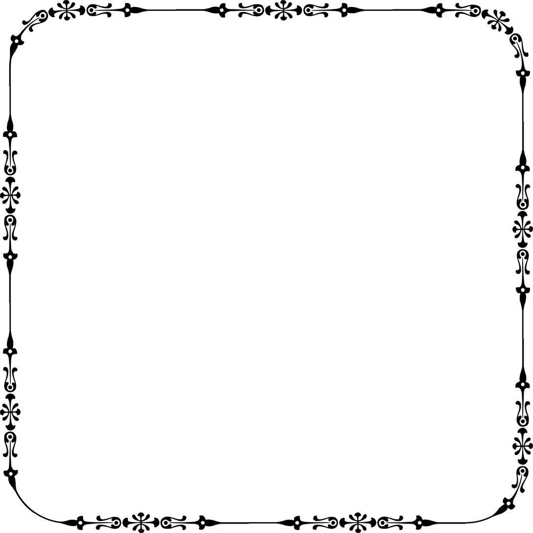 Victorian Rounded Square png transparent
