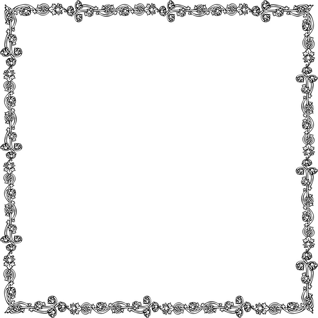Victorian Style Frame png transparent