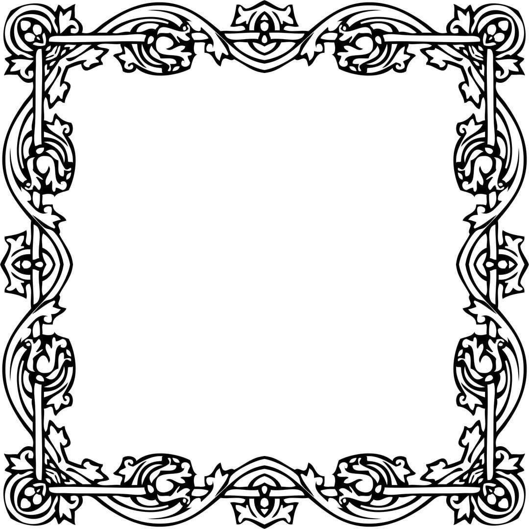 Victorian Style Frame 10 png transparent