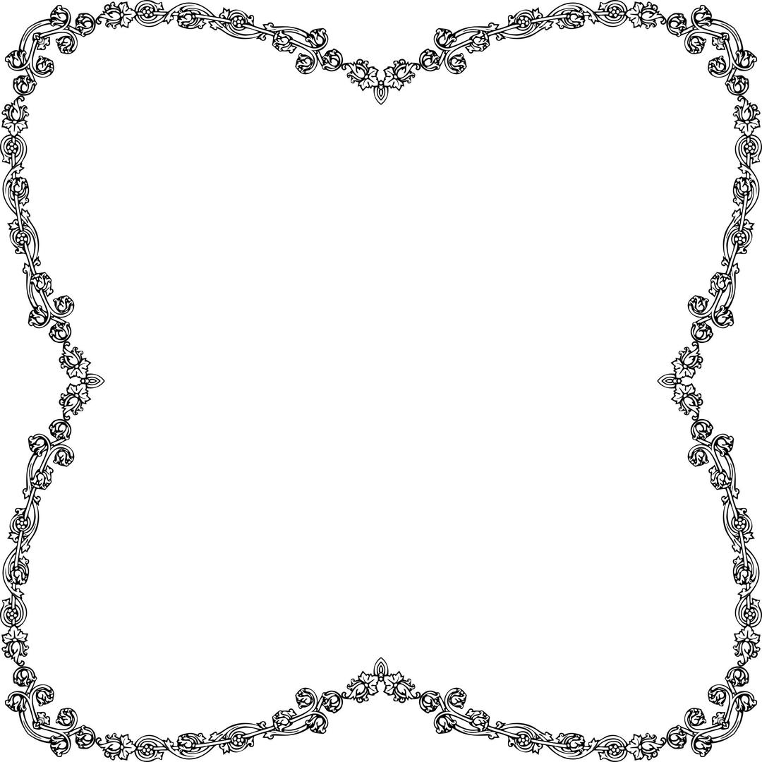 Victorian Style Frame 3 png transparent