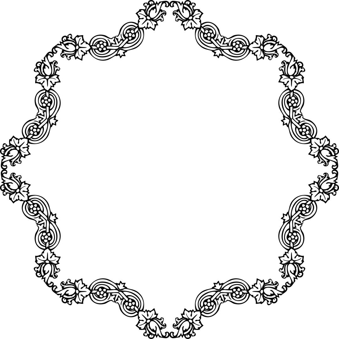 Victorian Style Frame 6 png transparent