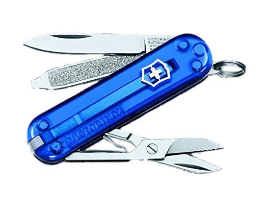 Victorinox Blue Classic Pocket Knife png transparent