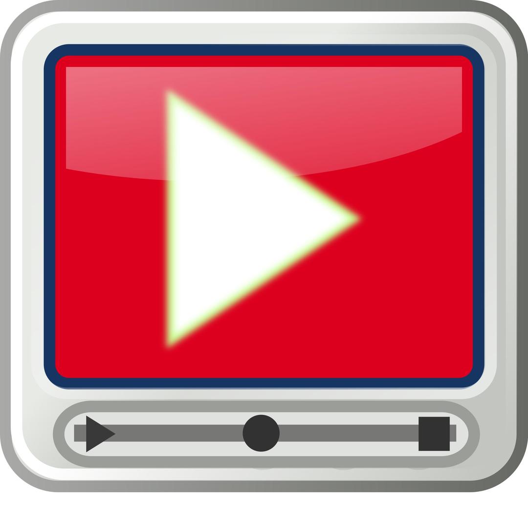 Video Player Symbol YouTubeStyle png transparent