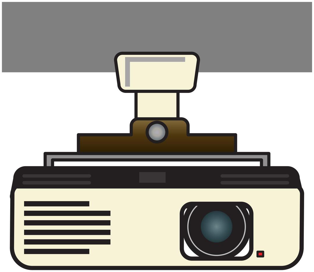 Video projector - roof mounted version png transparent