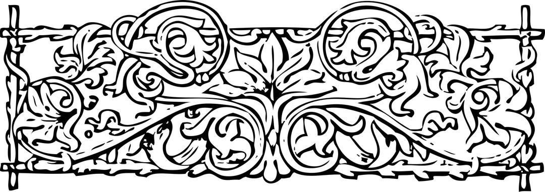 vines and trellis - stylized png transparent