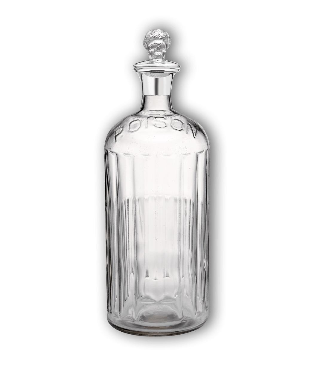 Vintage Poison Empty Bottle png transparent