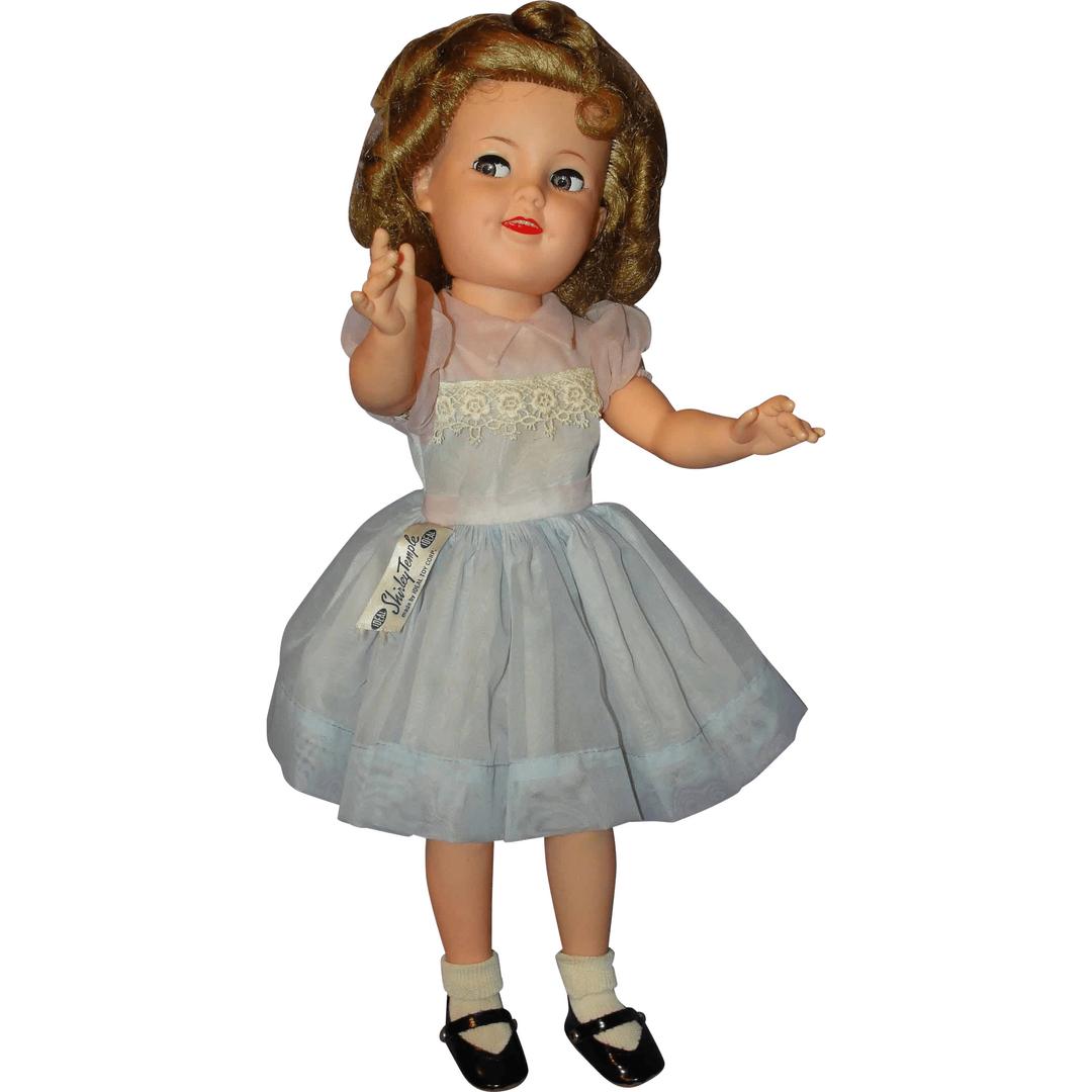 Vintage Shirley Temple Doll png transparent