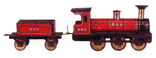 Vintage Tin Toy Train png transparent