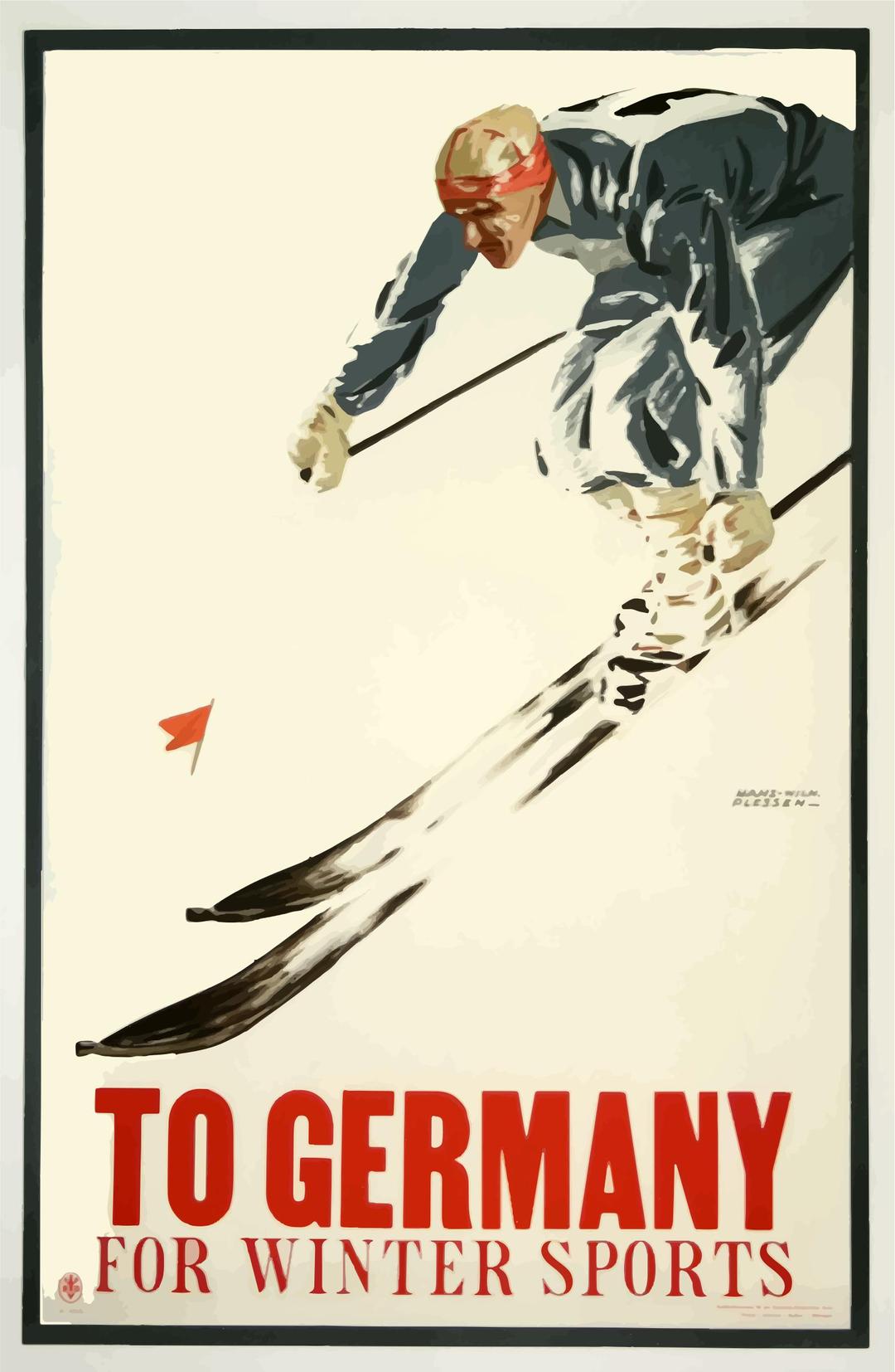 Vintage Travel Poster Germany 4 png transparent