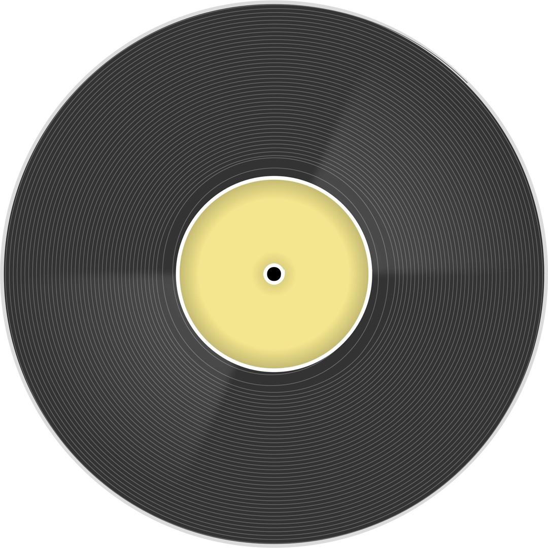 Vinyl Disc png transparent