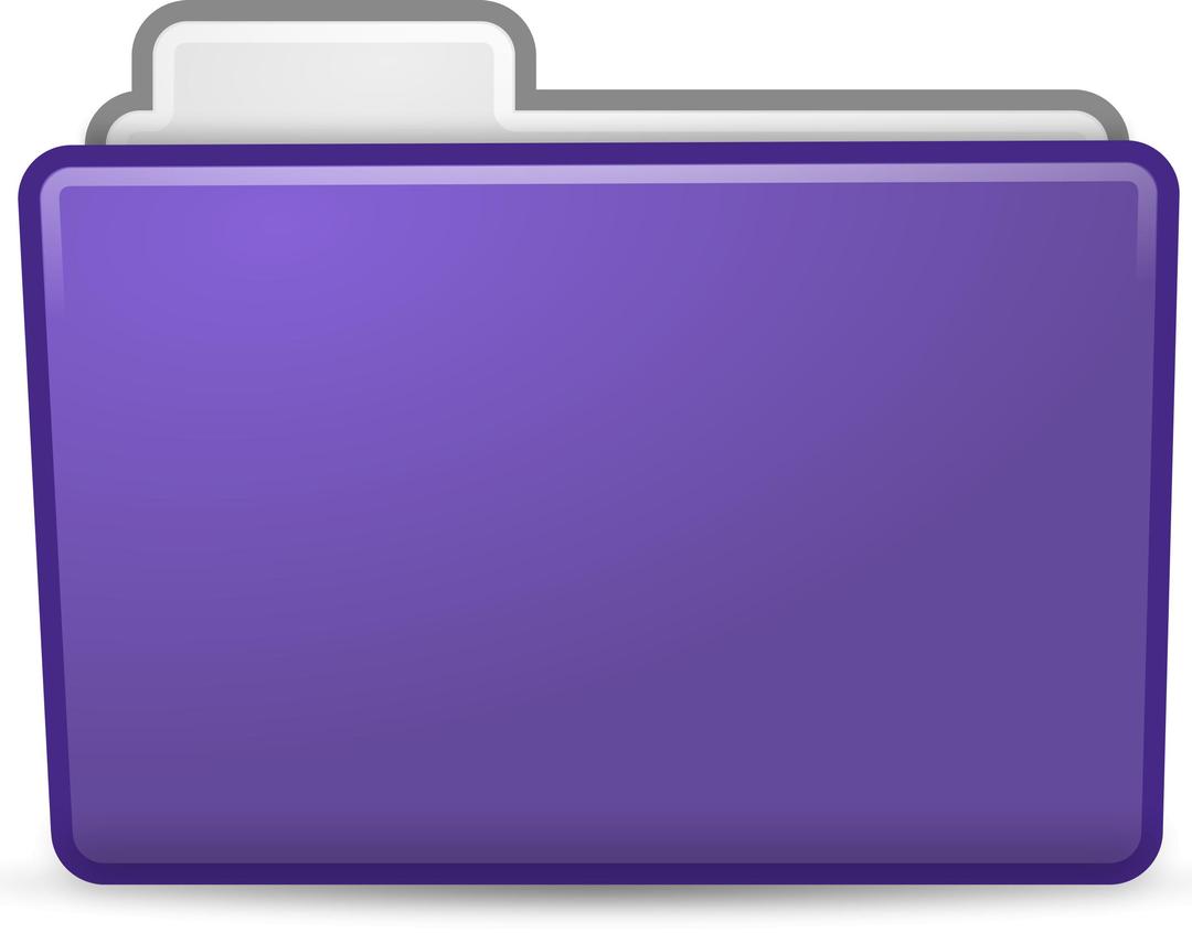 Violet Folder Icon png transparent