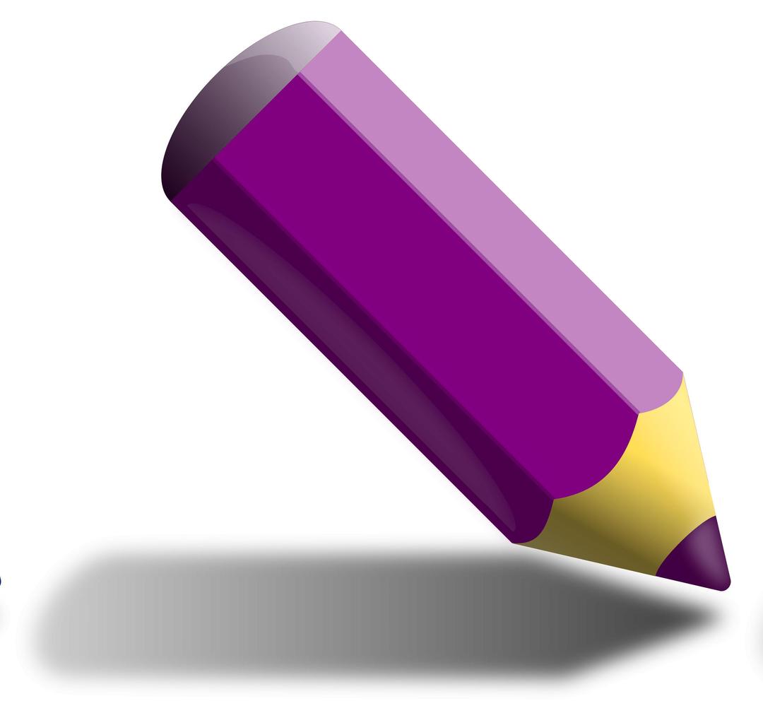 Violet pencil png transparent