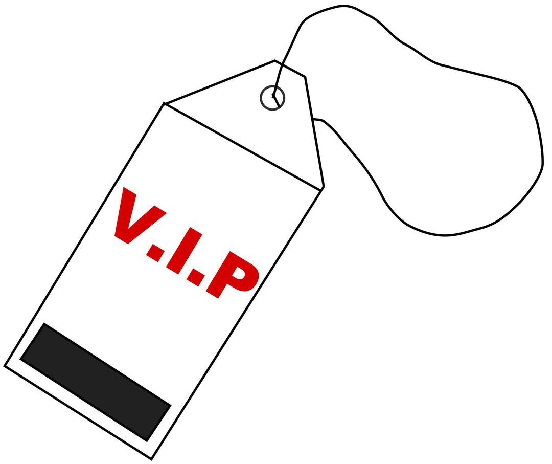 VIP Tag png transparent