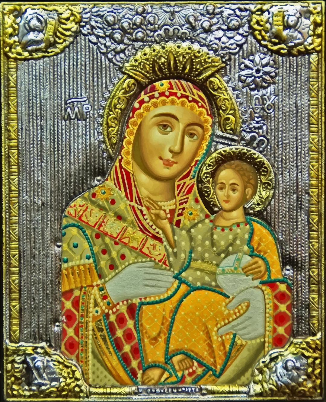 Virgin Mary And Jesus png transparent