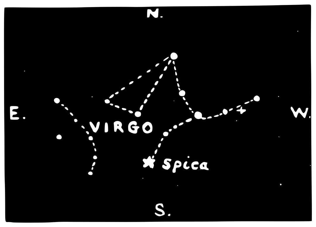 Virgo Constellation png transparent