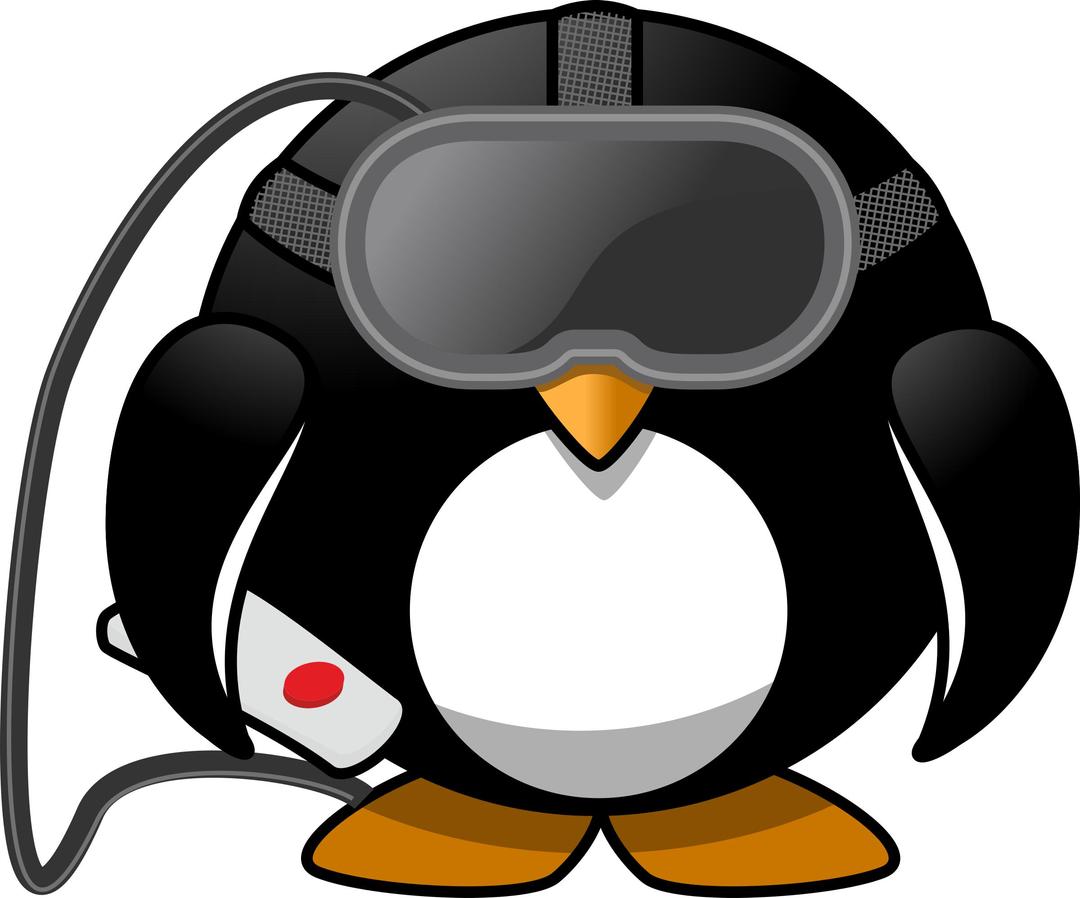 Virtual Reality Penguin png transparent