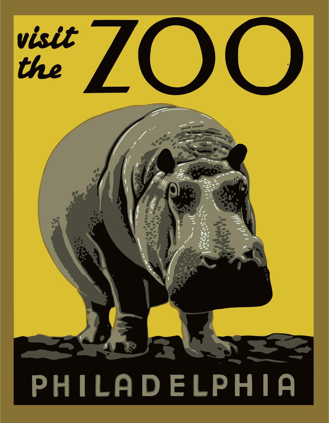 Visit the zoo poster 2 png transparent