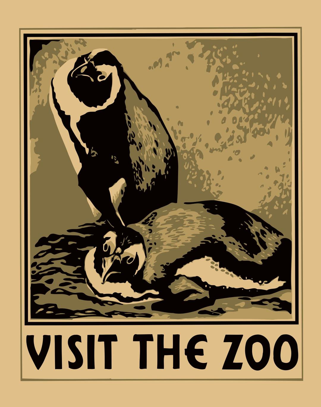 Visit the zoo poster 3 png transparent