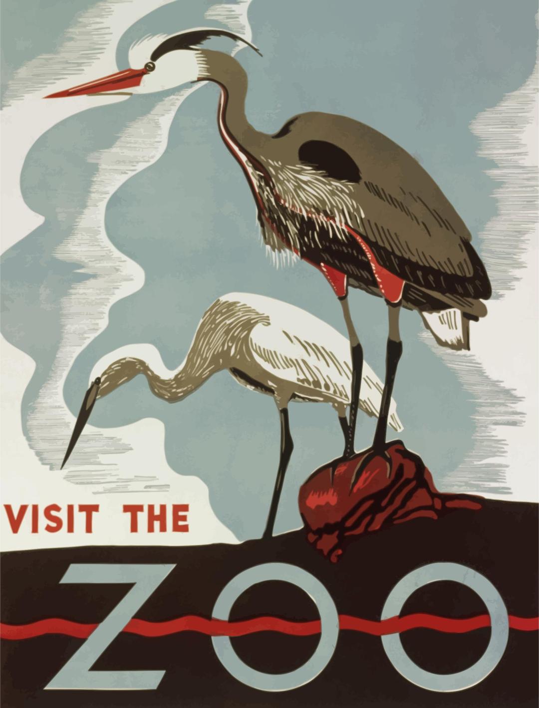 Visit zoo poster 4 png transparent